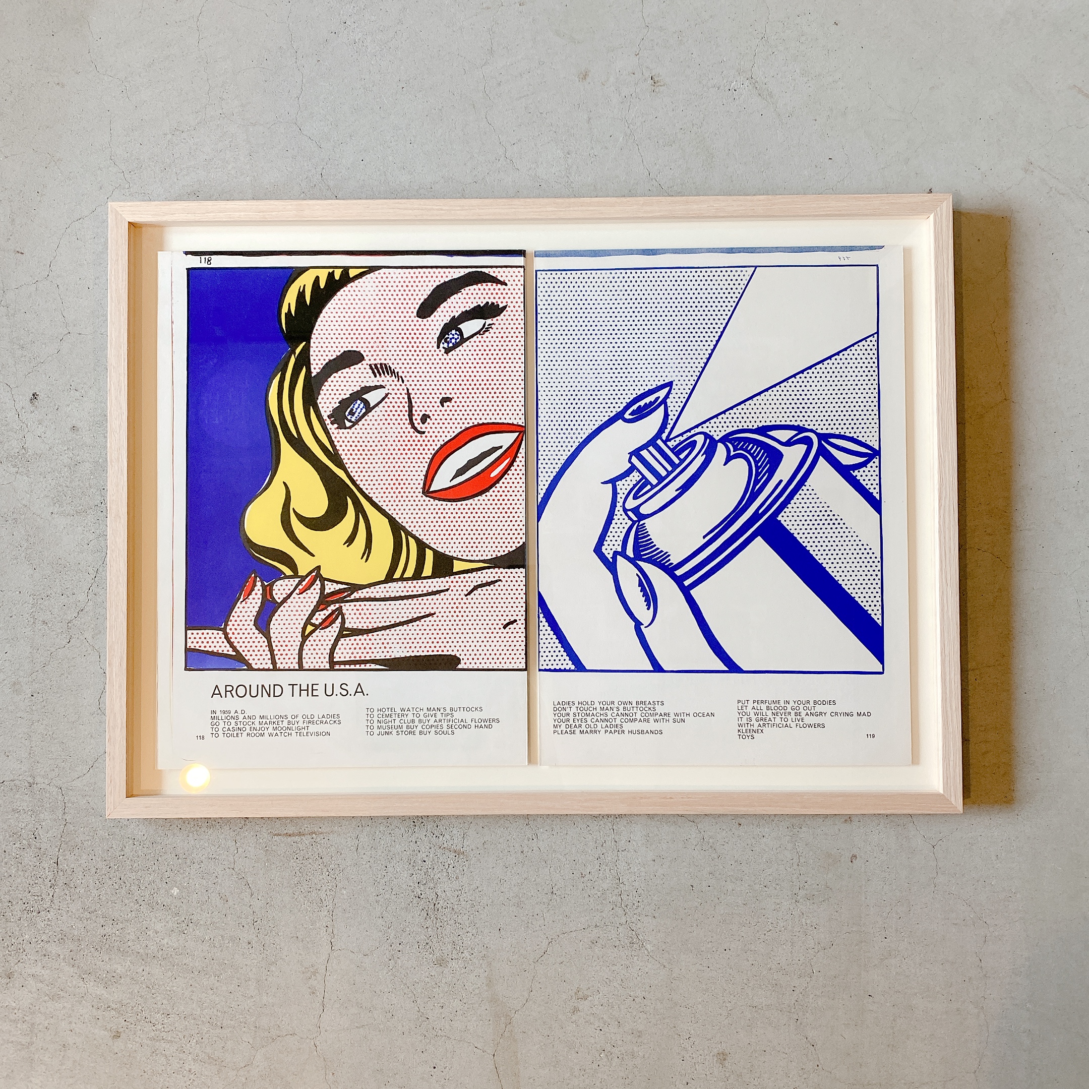 1 Life より ロイ リキテンシュタイン Roy Lichtenstein Gallery Wine Marghu 熊本 合志のワインとギャラリー 画廊のお店は マーグ