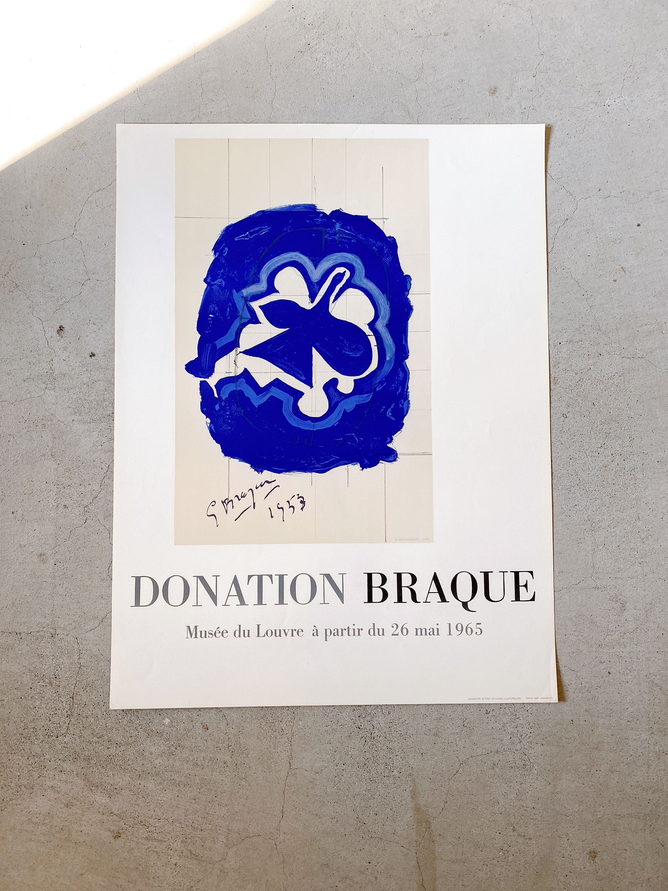 ジョルジュ・ブラック（Georges Braque） 『DONATION BRAQUE』 | GALLERY u0026 WINE  MARGHU｜熊本・合志のワインとギャラリー・画廊のお店は「マーグ」
